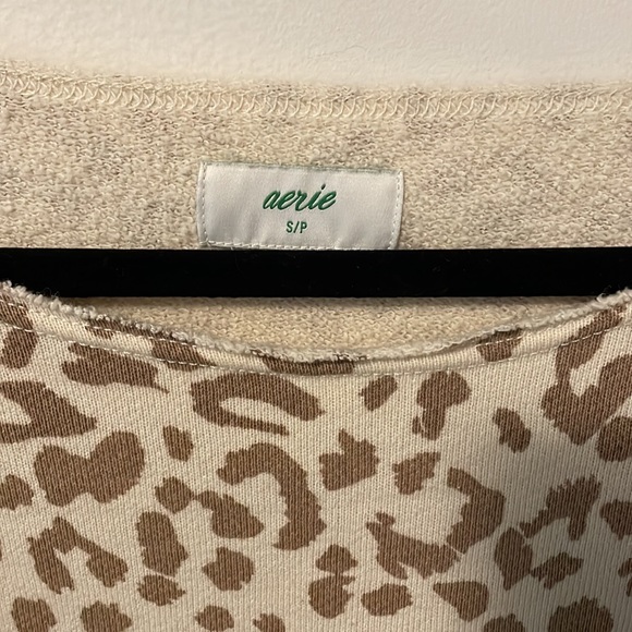 Aerie Cropped Sweatshirt - Picture 3 of 4